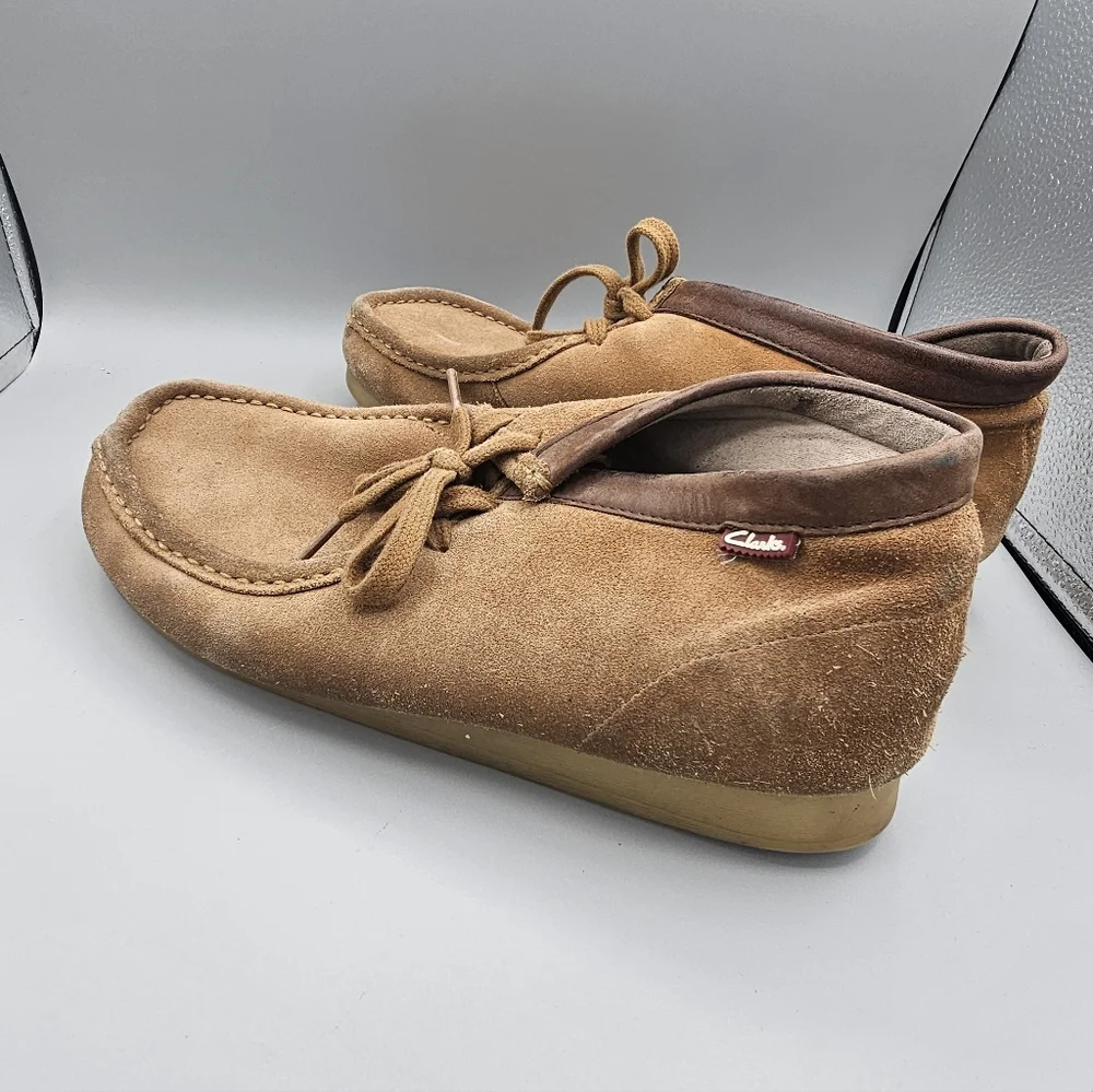 Clarks Wallabee Chuka Boot Mens Sz 11 Comfort Moccasin Crepe  display picture 3